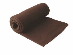 🛋️ Kuschelige Fleecedecke in Braun - 130x170cm - CB Home & Style