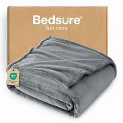 🛋️ BEDSURE Kuscheldecke Flauschig Decke Fleecedecke - Wohndecke Warm Winter Weich, Sofadecke XL, Decke Couch Blanket, Wohn- & Kuscheldecken 150x200cm, Sofa überwurfdecke Grau