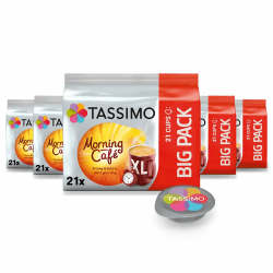 Angebot: Tassimo Kapseln Morning Café XL Strong & Intense, 105 Kaffeekapseln