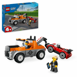 🚗 LEGO City Abschleppwagen mit Sportauto 🎁 Spielset für Kinder ab 4 Jahren