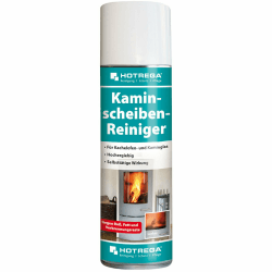 🔥🧼 HOTREGA Kaminscheiben Reiniger 🪟 mühelos Ruß vom Kaminglas entfernen 🧽 Kachelofen Scheibe reinigen 300ml