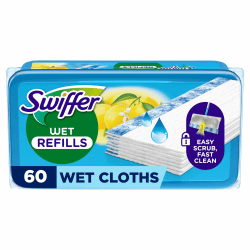 🧹🍋 Swiffer Bodenwischer Wet Bodentücher mit Citrusfrische 60-er Pack - Reinigung leicht gemacht! 🍋🧹