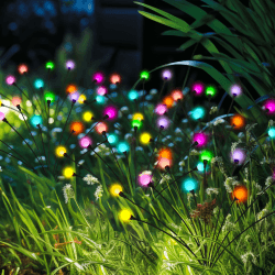 🌟 PATIOPIA 6 Stück Glühwürmchen Solarlampen mit 10 LEDs 🌈
