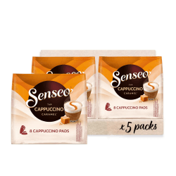 🌟 Super Angebot: Pads Cappuccino Caramel, 40 Kaffeepads, 460g - (5er Pack) 🌟