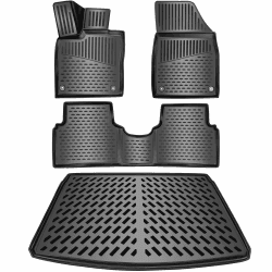 ELMASLINE 3D Gummimatten & Kofferraumwanne Set für Ford Focus Kombi (Turnier) 2018-2025 🚗🌟