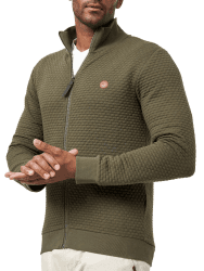 Angebot des Tages 🌟 Indicode Herren Bermie Sweatjacke mit Stehkragen