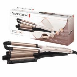 Remington Welleneisen [Testsieger] ProLuxe 4-in-1 Lockenstab 🌊🧜‍♀️🌊