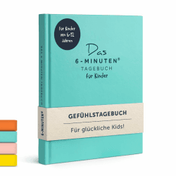 6-Minuten Gefühlstagebuch Kinder 6-13 Jahre - Tagebuch Mädchen & Jungs