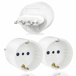 3 Stück Reiseadapter Italien 🌍🔌