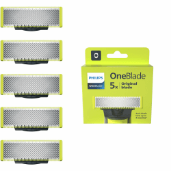 🌟 Philips OneBlade Original Klingen - 5x Original-Ersatzklingen