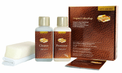 🌟 Super Deal! LongLife Lederpflegeset Anti-Ageing Maxi, je 250ml Cleaner & Protector