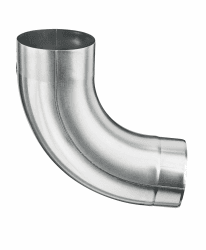 🌧️ Regenrohrbogen 85° Titanzink - Größen 60, 76, 80, 87, 100 mm