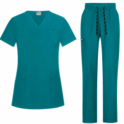 B-well Bella Damen-Schrubb-Set 🔥 Medizinische Berufsbekleidung mit Elastan