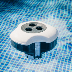 🏊‍♂️ Großer Dosierschwimmer inkl. Thermometer, Chlordosierer, Einstellbar | Pool Zubehör