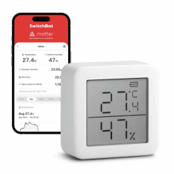 🌡️📱 SwitchBot Thermometer Hygrometer Innen - Digital Bluetooth Thermo-Hygrometer mit APP