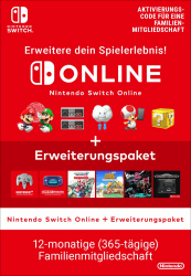 🎮 Nintendo Switch Online + Erweiterungspaket (Familienmitgliedschaft) - Standard 🕹️