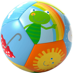 🌈🐸 HABA Babyball Regenbogenwelt - Weicher Ball ab 6 Monaten