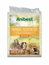 Anibest Kleintierstreu - 100 % natürliche Einstreu für Kaninchen, Hamster & Co 🐰🐹