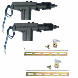 🚗🔒 2 X KFZ LKW Türschloss Stellantrieb 2-polig Draht 12V Ergänzung oder Kofferraum Entriegelung Deal!