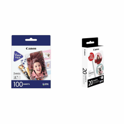Angebot: Canon ZP-2030 Original ZINK Fotopapier 100 Blätter & ZP-2030-2C Original ZINK Fotopapier Kreisaufkleber 📸🖨️