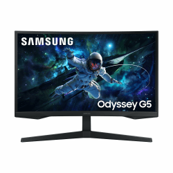 🎮 Samsung Odyssey G55C Curved Gaming Monitor, 27 Zoll, 165 Hz, 1 ms, HDR10, AMD FreeSync