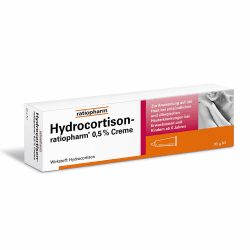 Hydrocortison-ratiopharm® 0,5% Creme - Linderung bei Hautirritationen ⭐