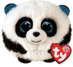 🐼 TY - Teeny Puffies Panda Bamboo - 10 cm 2009130 Black/White 🎉