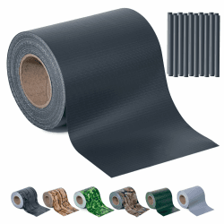 Sichtschutzstreifen Zaun 35m x 19cm inkl. 20 Clips 🌿 PVC Sichtschutzfolie für Gartenzaun und Balkon