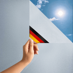 🪟🌟 MARAPON® Fensterfolie Blickdicht von außen [0.445x2 m] 🌟🪟