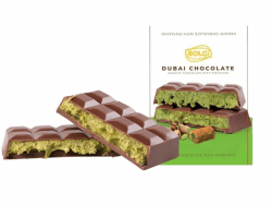 🍫 Lecker Dubai Schokolade mit Pistazien und Kadayif Füllung - 65g 🌰
