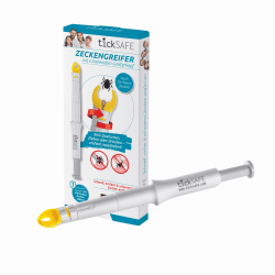 tickSAFE Zeckengreifer mit rotierendem Greiferkopf - Die bessere Alternative zur Zeckenzange!