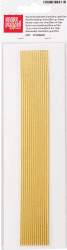🕯️🌟 KnorrPrandell 8306028 Wachsstreifen, 2 mm/20 cm, gold - 15 Stück