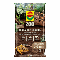 🦎 COMPO Zoo Terrarien-Substrat universal - 100 % natürliche Pinienrinde - 10 Liter 🌿
