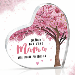 🎁 Einzigartiges Herzförmiges Muttertagsgeschenk für Mama von Tochter/Sohn