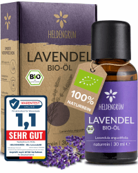 BIO Lavendelöl [100% NATURREIN] - Der Echte Lavendel - Ätherisches Öl Bio 🌿