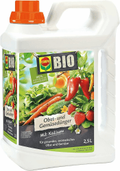 🌱🍅🥒 COMPO BIO Obst- und Gemüsedünger - Bio Flüssigdünger 2,5 Liter