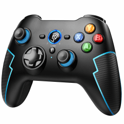 🎮 EasySMX Wireless PC Controller - Hall-Trigger & Dual Vibration - Blau