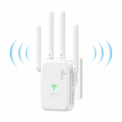 🚀 WLAN Verstärker 300Mbps mit 4 Antennen 🌐🔌