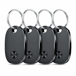 🔍🔑 Smart Air Tag Tracker 4er Pack | Schlüsselfinder KeyFinder | Apple Wo ist? | Bluetooth Key Finder