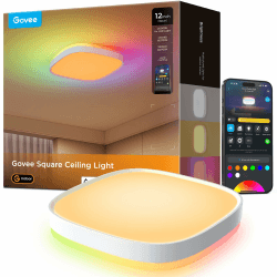 Govee Deckenlampe RGBIC Smart, 24W LED Deckenleuchte dimmbar 🌈