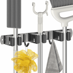 Radikor Besenhalter - Selbstklebend & Schraubbar 🧹