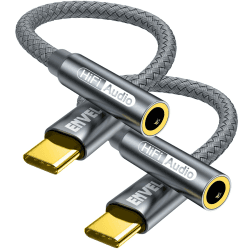 QILERUI USB C auf 3,5 mm Buchse, Kopfhörer-Adapter 🎧