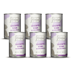 🐱🍽️ MjAMjAM - Premium Nassfutter für Katzen - Truthahn an Möhrchen - 6er Pack (6 x 400 g)
