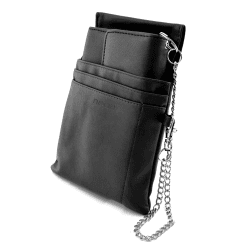 Kellner Geldbörse mit Holster und Kette (Schwarz) - Perfekt für Gastronomie 👨‍🍳👩‍🍳