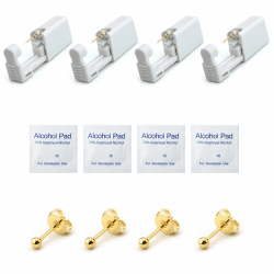 🌟 Ohrlochstechpistole Kit - Einweg Ohr Piercingpistole 🌟