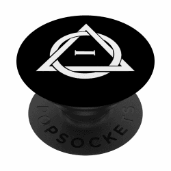 🔥 Therian-Symbol Quadrobics-Sportschild weiß PopSockets Klebender PopGrip Deal! 🚀