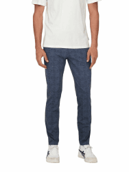 👖 Nur & Söhne Herren Chino Hose ONSMARK Slim Fit Chino Hose 34W / 34L Dress Blues