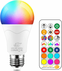 🌈 LED Lampe ersetzt 85W, 1050 Lumen, RGB Glühbirne mit Fernbedienung 🌟