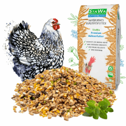 Premium Hühnerfutter 🐔🌿 25 kg - Ohne Gentechnik und mit Oregano-Öl & Pfefferminz-Öl