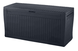 Koll Living Auflagenbox/Kissenbox 270 Liter Graphit 💧🪚